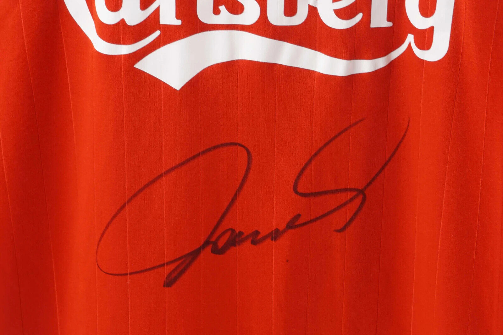 Fernando Torres Signed Liverpool FC Home Soccer Jersey #9 with Beckett COA